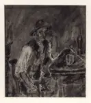 De Pisis, Filippo , Vecchio al tavolo