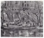 De Pisis, Filippo , Barcone sulla Senna