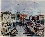 De Pisis, Filippo , La darsena a Milano