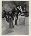 Donghi, Antonio , Piazzale alberato