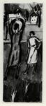 Anonimo , Garbari, Tullio - sec. XX - Paesaggio con due figure