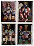 Gentilini, Franco , Bozzetti per la serie delle "Carte da gioco"