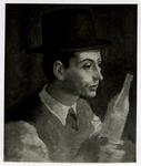 Anonimo , Gentilini, Franco - sec. XX - Giovane con bottiglia