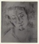 Anonimo , Geradi, Alberto - sec. XX - Ritratto a carboncino