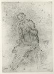 Geradi, Alberto , Disegno per una scultura di bronzo