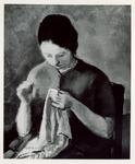 Guidi, Virgilio , Donna che cuce