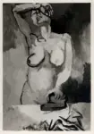 Guttuso, Renato , Donna nuda che stira