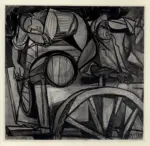 Guttuso, Renato , Carrettieri di notte