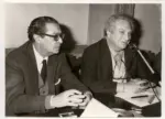 &nbsp; , Carlo Levi e Carlo L. Ragghianti nell'incontro presso l'U.I.A. di Firenze (Villa Tornabuoni)