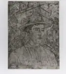 Levy, Moses , Giovane contadino e mulino -