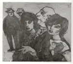 Anonimo , Maccari, Mino - sec. XX - La visita