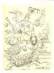 Anonimo , Maccari, Mino - sec. XX - Disegno di guerra
