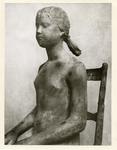 Manzù, Giacomo , Bambina sulla sedia (particolare)