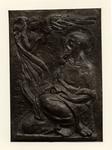 Giacomelli , Maraini, Antonio - sec. XX - Bozzetto per gli evangelisti della Cappella De Ferrari - Targhetta in bronzo