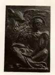 Maraini, Antonio , Bozzetto per gli evangelisti della Cappella De Ferrari - Targhetta in bronzo