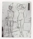 Marini, Marino , Acquaforte della serie "Tout pr&egrave;s de Marini"