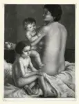 Mariotti, Umberto , Nudo di madre con i figli