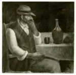 Martini, Quinto , Contadino che fuma