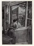 Marussig, Pietro , Donna alla finestra