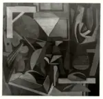 Mazzacurati, Marino , Natura morta con la squadra -