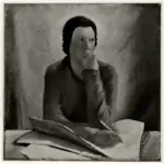 Menzio, Francesco , Donna che scrive