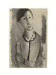 Anonimo , Modigliani, Amedeo - sec. XX - Masque de Jeune Fille