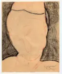 Modigliani, Amedeo , Frauenkopf
