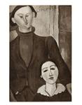 Modigliani, Amedeo , Jacques Lipchitz und seine frau