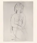 Modigliani, Amedeo , Nudo seduto