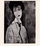 Modigliani, Amedeo , Femme &agrave; la cravatte noire