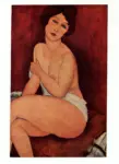 Modigliani, Amedeo , Nu assis (au divan) "La romana"