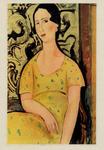 Modigliani, Amedeo , Femme à la robe Jaune