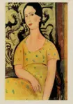 Modigliani, Amedeo , Femme &agrave; la robe Jaune