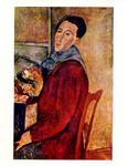 Modigliani, Amedeo , Ritratto di uomo in rosso