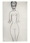 Modigliani, Amedeo , Figura femminile