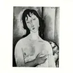 Modigliani, Amedeo , Portrait of a young woman