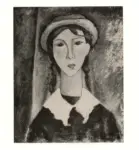 Modigliani, Amedeo , Portrait d'une petite fille au chapeau