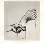 Mucchi, Gabriele , Disegni di mani