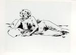 Mucchi, Gabriele , Nuda sdraiata