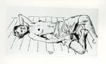 Mucchi, Gabriele , Nuda sul pavimento