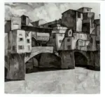 Muller, Alfredo , Ponte Vecchio a Firenze