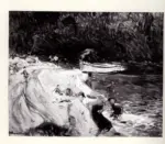 Nomellini, Plinio , Bagnanti a Capri