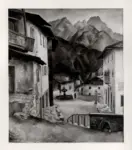 Oppi, Ubaldo , Paesaggio di montagna