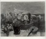 Anonimo , Pajetta, Guido - sec. XX - Paesaggio con fiori