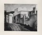 Paresce, Renato , Strada tra case