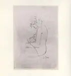 Peyron, Guido , Donna che allatta