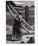 Pozzati, Severo , Donna con scala