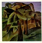 Pozzati, Severo , Paesaggio