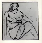 Pozzati, Severo , Figura femminile