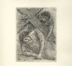 Previati, Gaetano , Ges&ugrave; cade sotto la croce